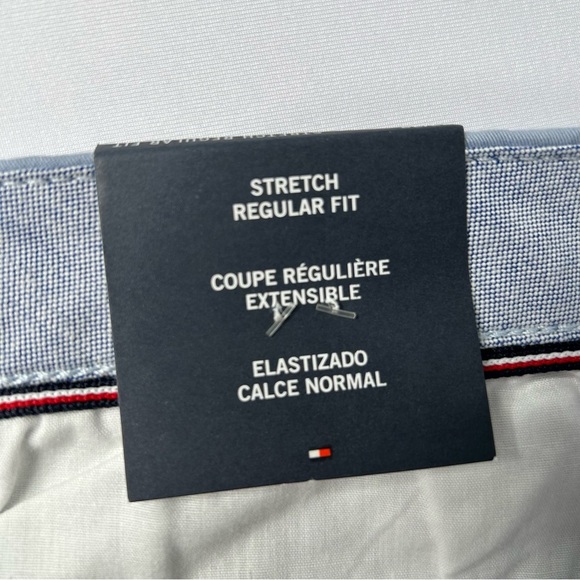 Tommy Hilfiger Mens The Flex Blue Khaki Pants Reg Fit Waist 33 NWT - Picture 7 of 7